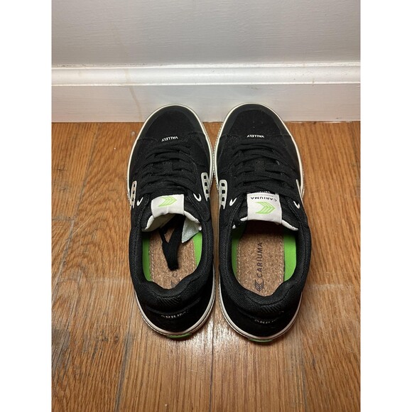 Cariuma Vallely Shoes Mens Size 6.5 Black Canvas Skate Sneakers 421409B06W main image 8